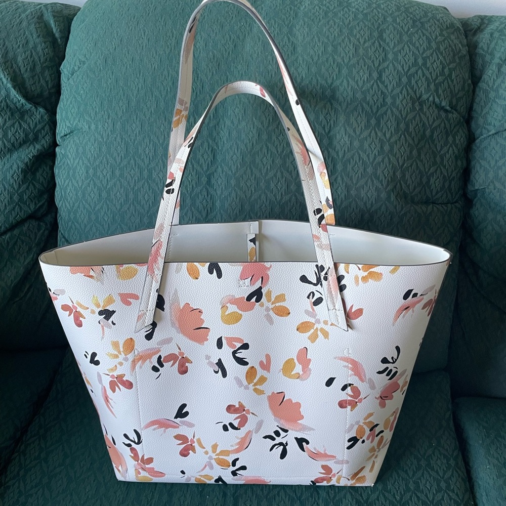 Indigo Floral Tote Bag